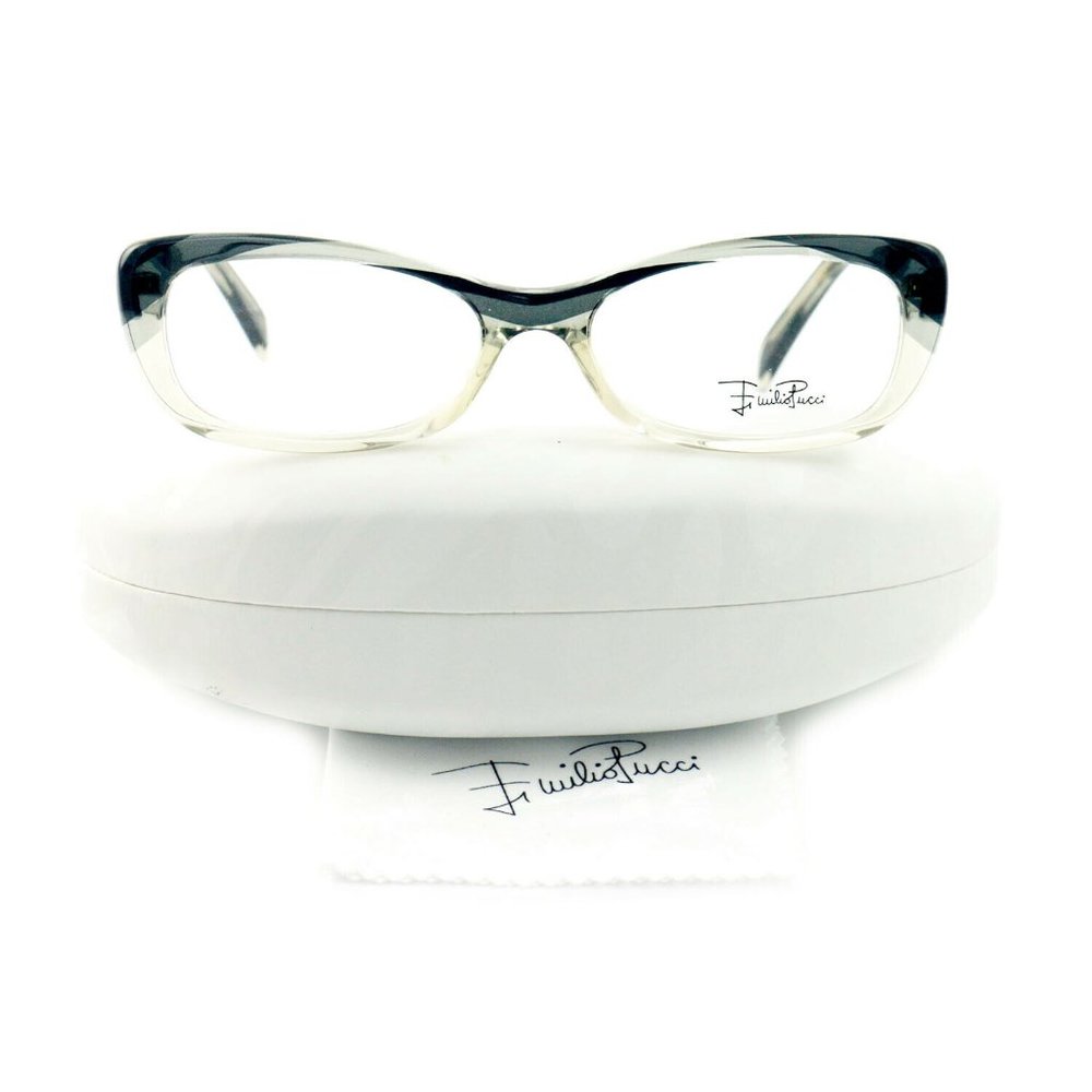 Emilio Pucci Cat Eye Women Graphite Acetate Frame - Picture 6 of 6
